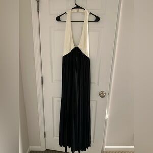 ASOS Black and Cream Maxi Dress
